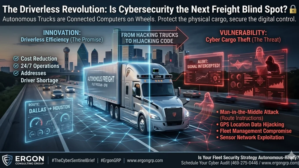 Driverless Trucks Are Coming to Freight — But Are We Ready for the Cybersecurity Risks?