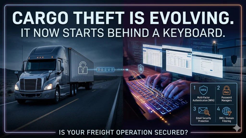 Four Simple Cybersecurity Tools That Could Stop or Slow Down Most Strategic Cargo Theft.