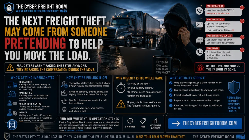 The Fake Dispatcher Problem: The Freight Scam Growing Faster Than Most Brokers Realize